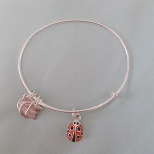 Alex & Ani new style silver Ladybug